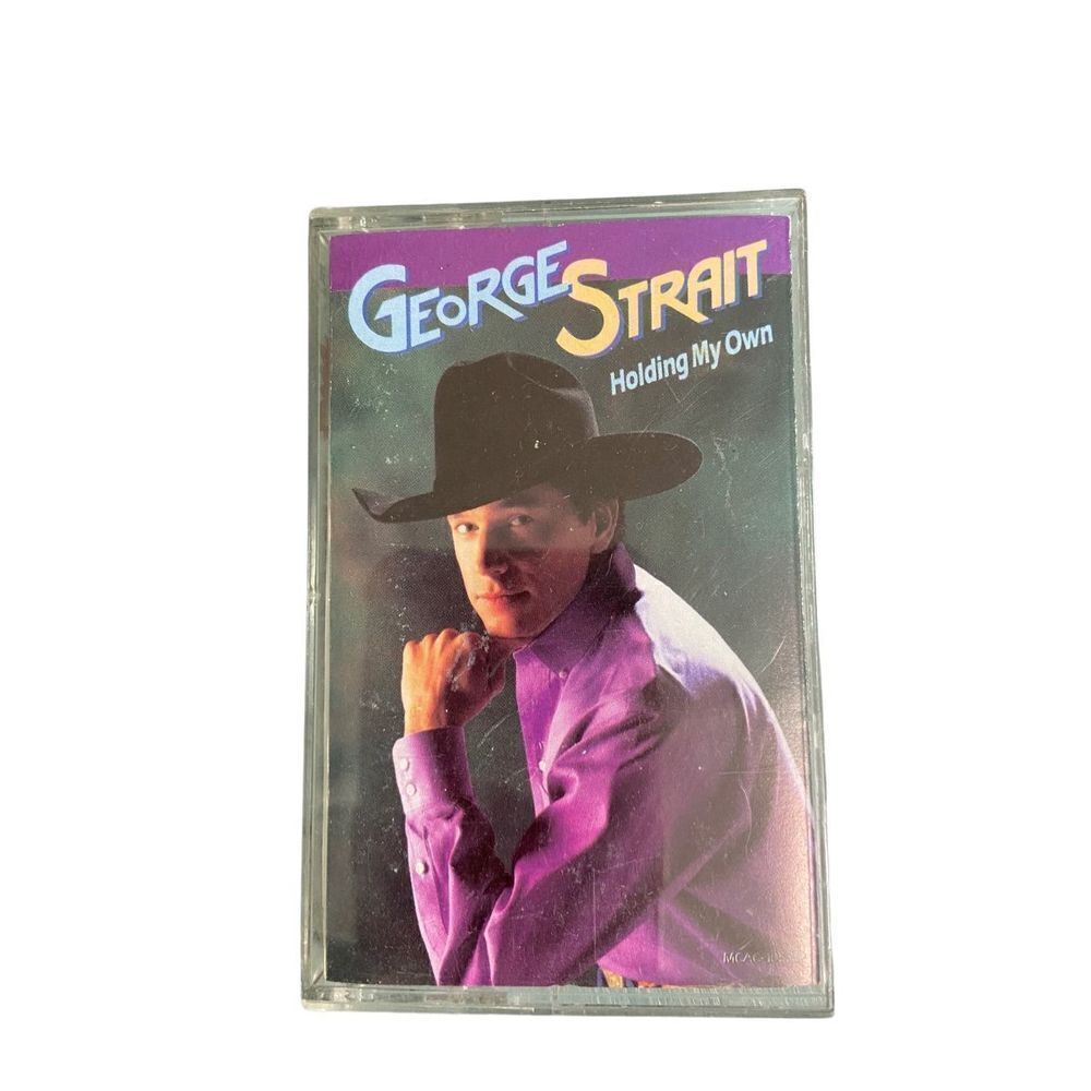 George Strait Vintage Cassette Tape Holding my Own 1992 Country